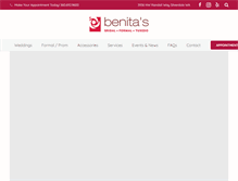 Tablet Screenshot of benitas.com